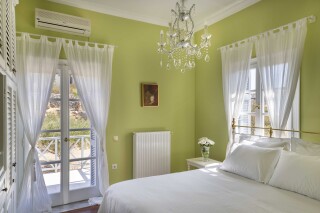 syros villa casa del sol green room bedroom