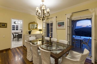 syros villa casa del sol room dining table